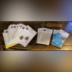 Wilton Clear and Multicolor Treat / Gift Bags LOT•NIP!